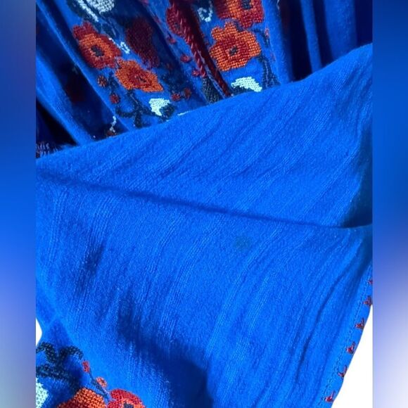 Ulla Johnson Filia Embroidered Blue Dress Size 2 READ - Picture 5 of 8